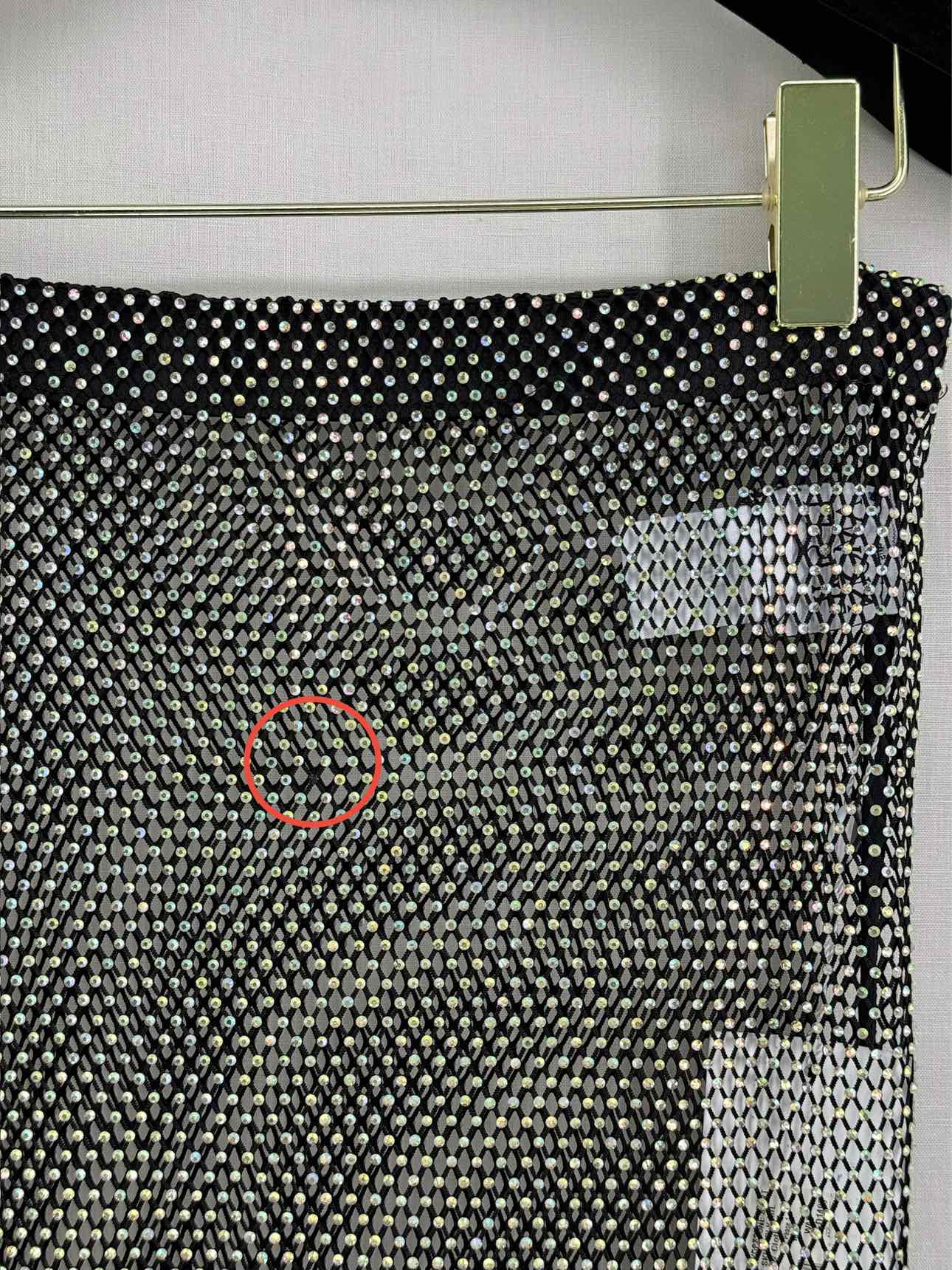 LESLIE Black Size Medium/Large Midi Skirt