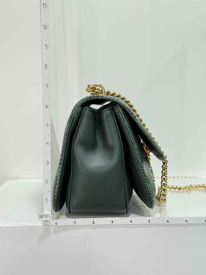 DOLCE & GABBANA Miss Margarita Green Shoulder Bag