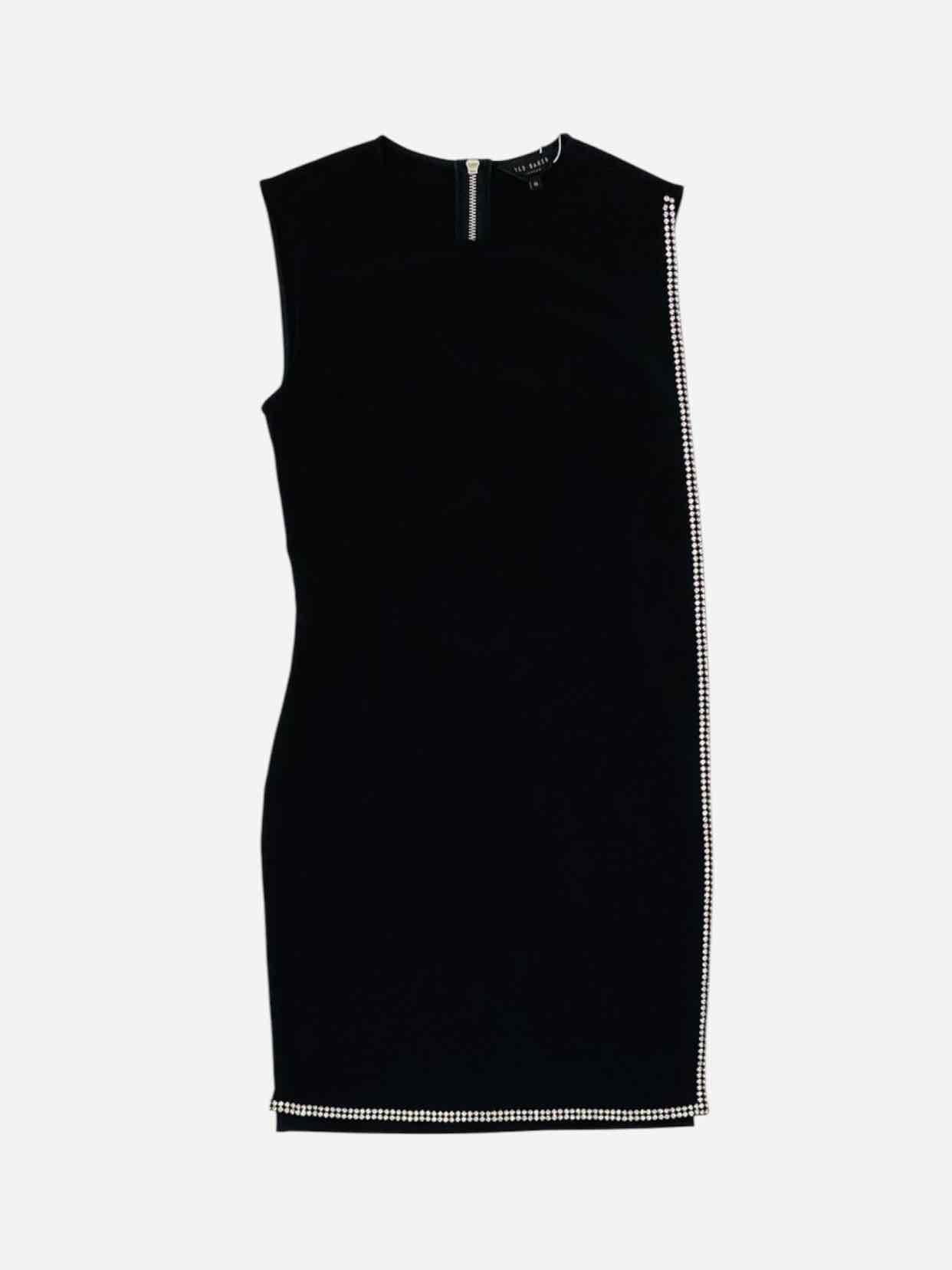 TED BAKER Sheath Black Mini Dress