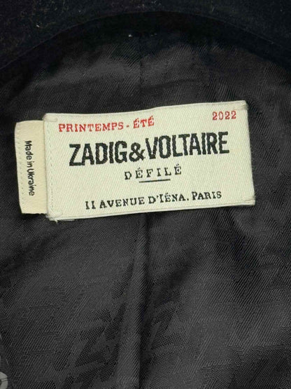 ZADIG & VOLTAIRE Valdy Sequins Black Size US 6 Jacket