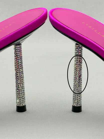 LE SILLA Pink Embellished heels Size EU 41 Mules