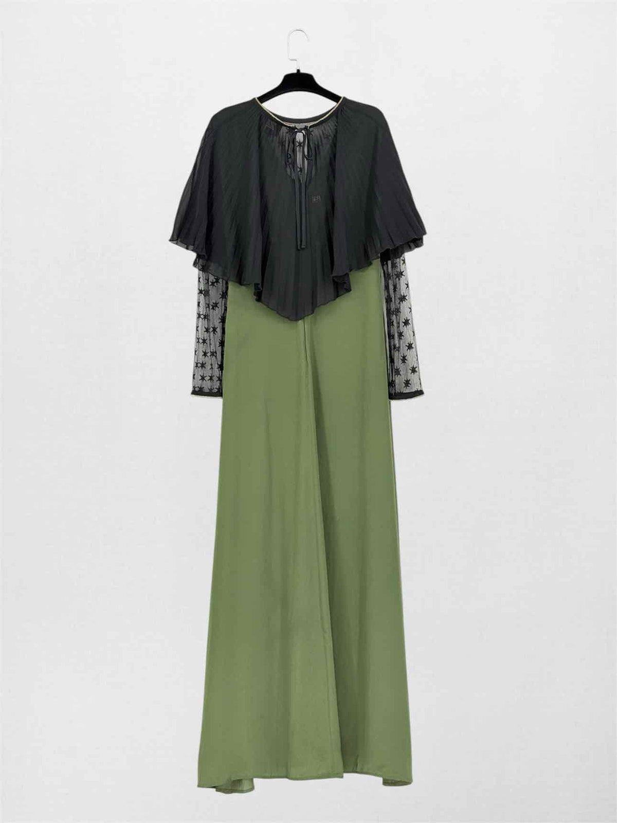 CAVALLI CLASS Green & Black Size US 8 Long Dress