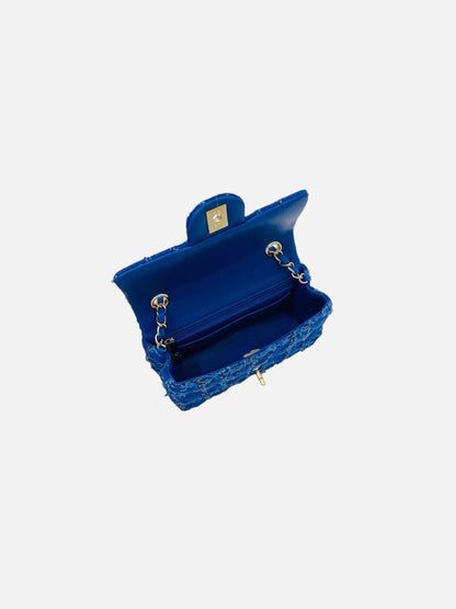 CHANEL Cruise 2023 Blue Shoulder Bag