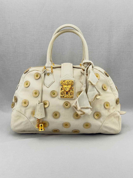 LOUIS VUITTON Limited Edition Beige Top Handle