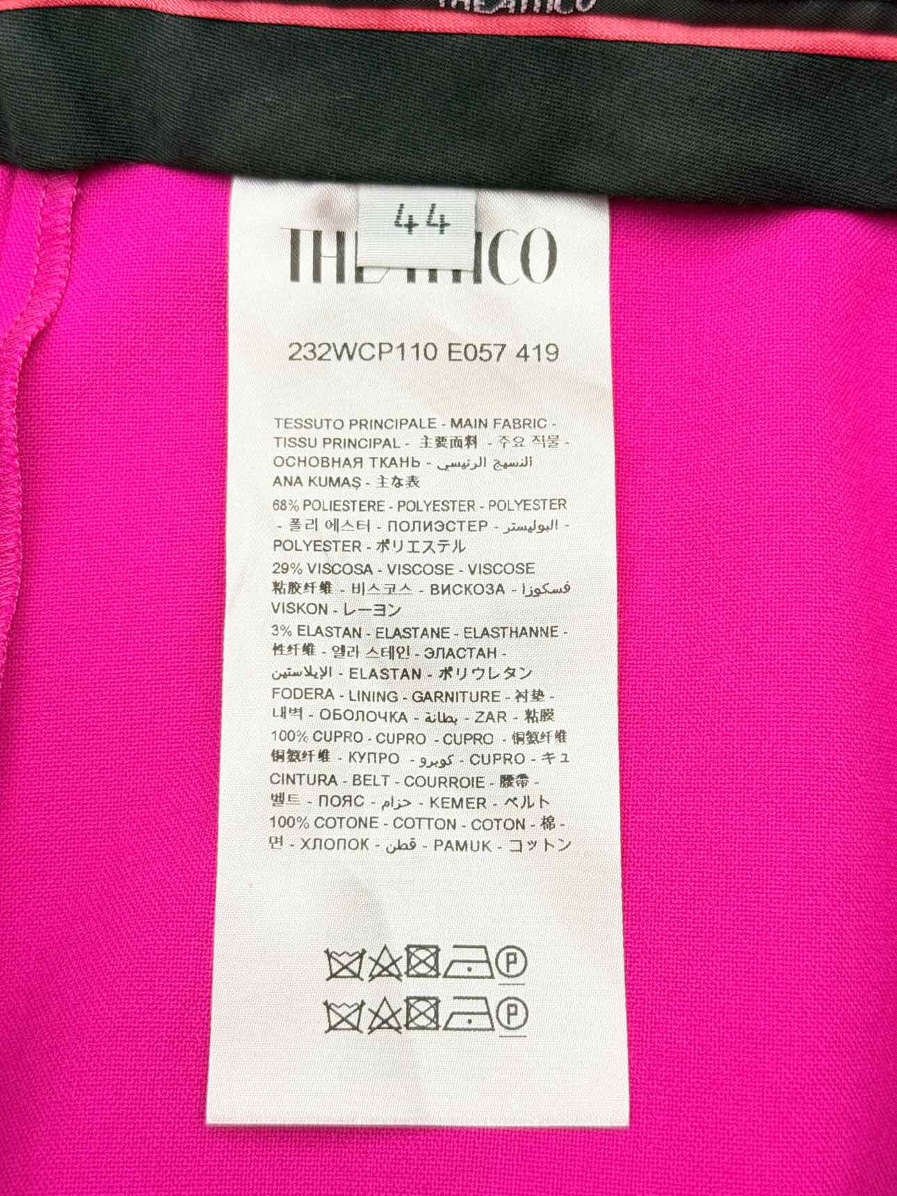 THE ATTICO Berry Pink Size US 8 Pants