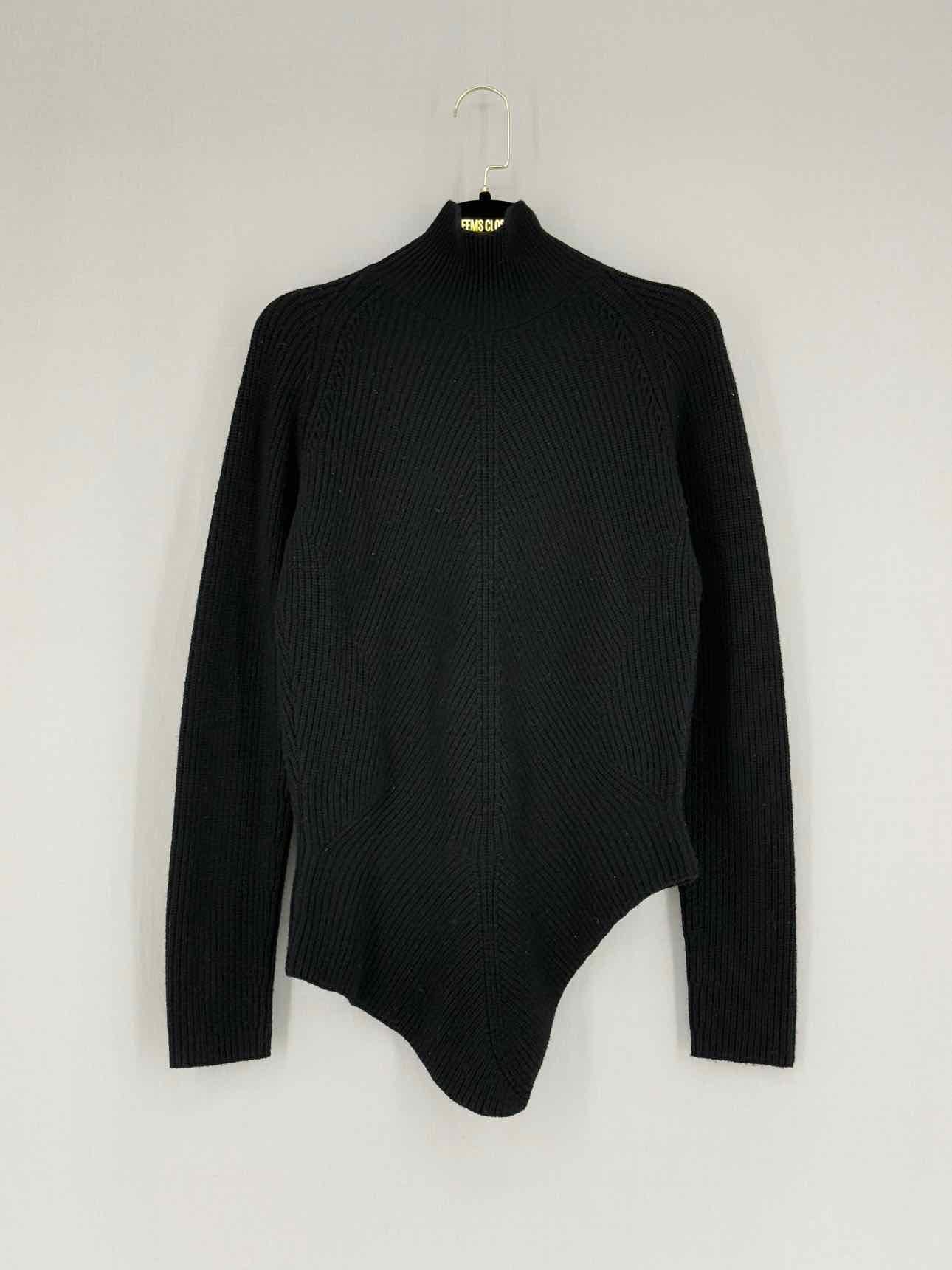 GENTRY PORTOFINO Turtleneck Black Size Small Sweater