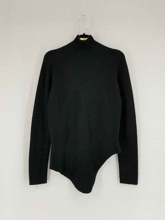 GENTRY PORTOFINO Turtleneck Black Size Small Sweater
