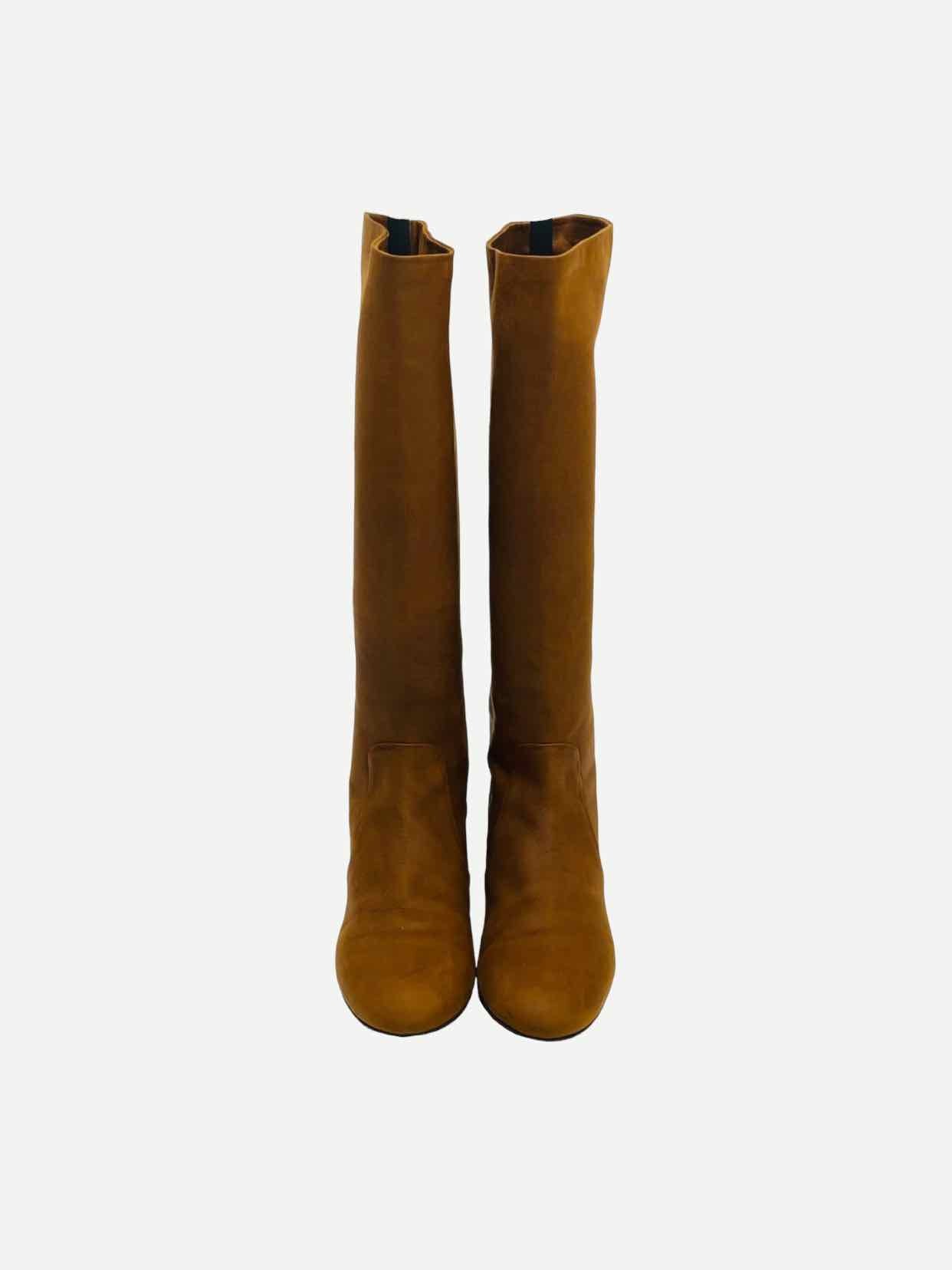 GIUSEPPE ZANOTTI Brown Size EU 36.5 Knee High Boots