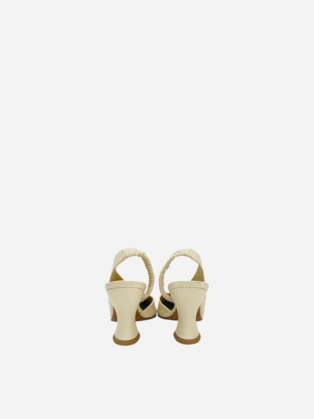 BOTTEGA VENETA D'Orsay Beige Size EU 35 Slingbacks