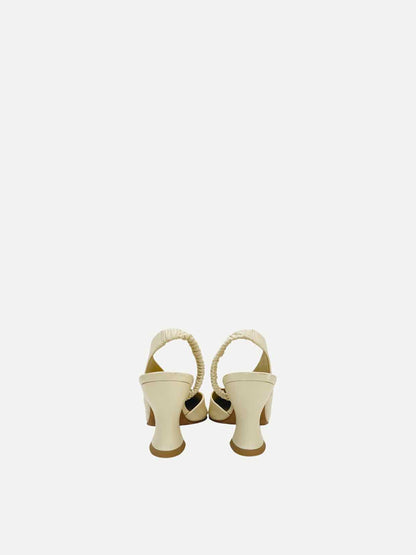 BOTTEGA VENETA D'Orsay Beige Size EU 35 Slingbacks