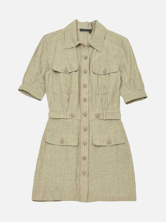 ALBERTA FERRETTI Shirt Dress Khaki Shirt Dress