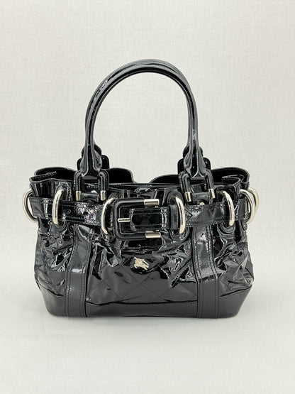 BURBERRY Beaton Black Quilted Tote Bag
