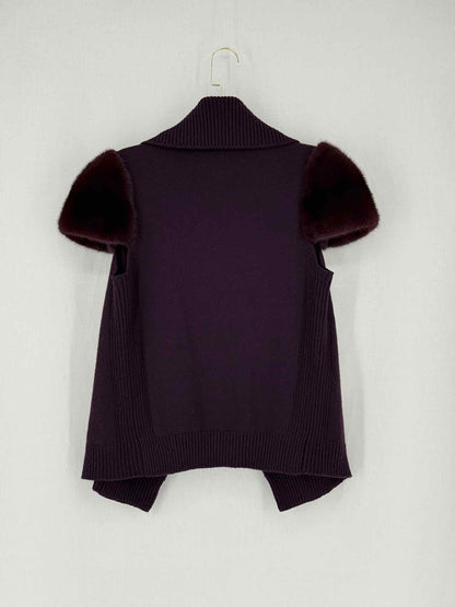 CELINE Purple Size Medium Cardigan