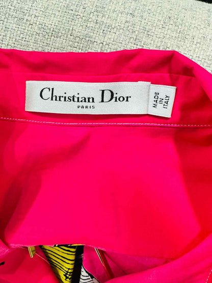 DIOR Pink Multicolor Size US 4/12 Top & Skirt Outfit