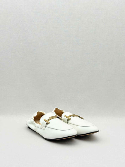TOD'S White Size EU 38.5 Loafers