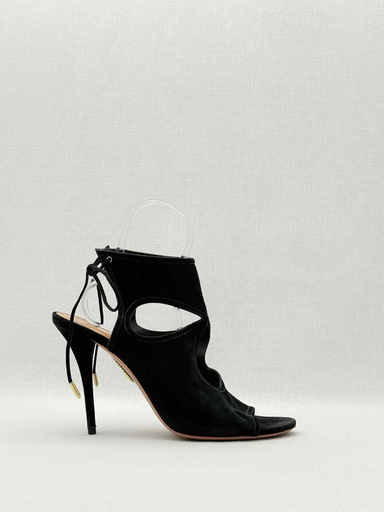 AQUAZZURA Sexy Thing Black Size EU 42 Heeled Sandals