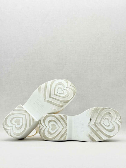 MELISSA Beige & White Size EU 39 Heeled Sandals