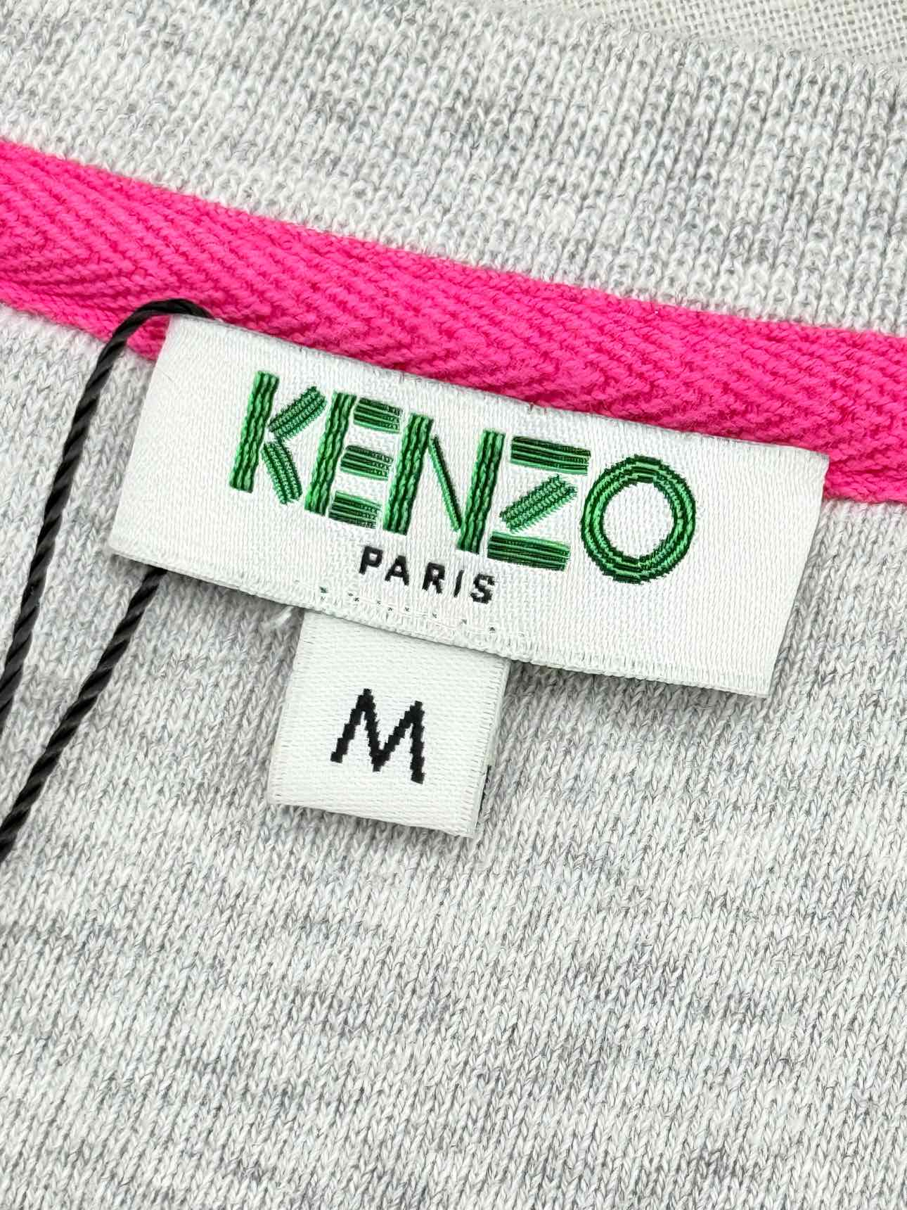 KENZO Tiger Grey Multicolor Size Medium Sweatshirt