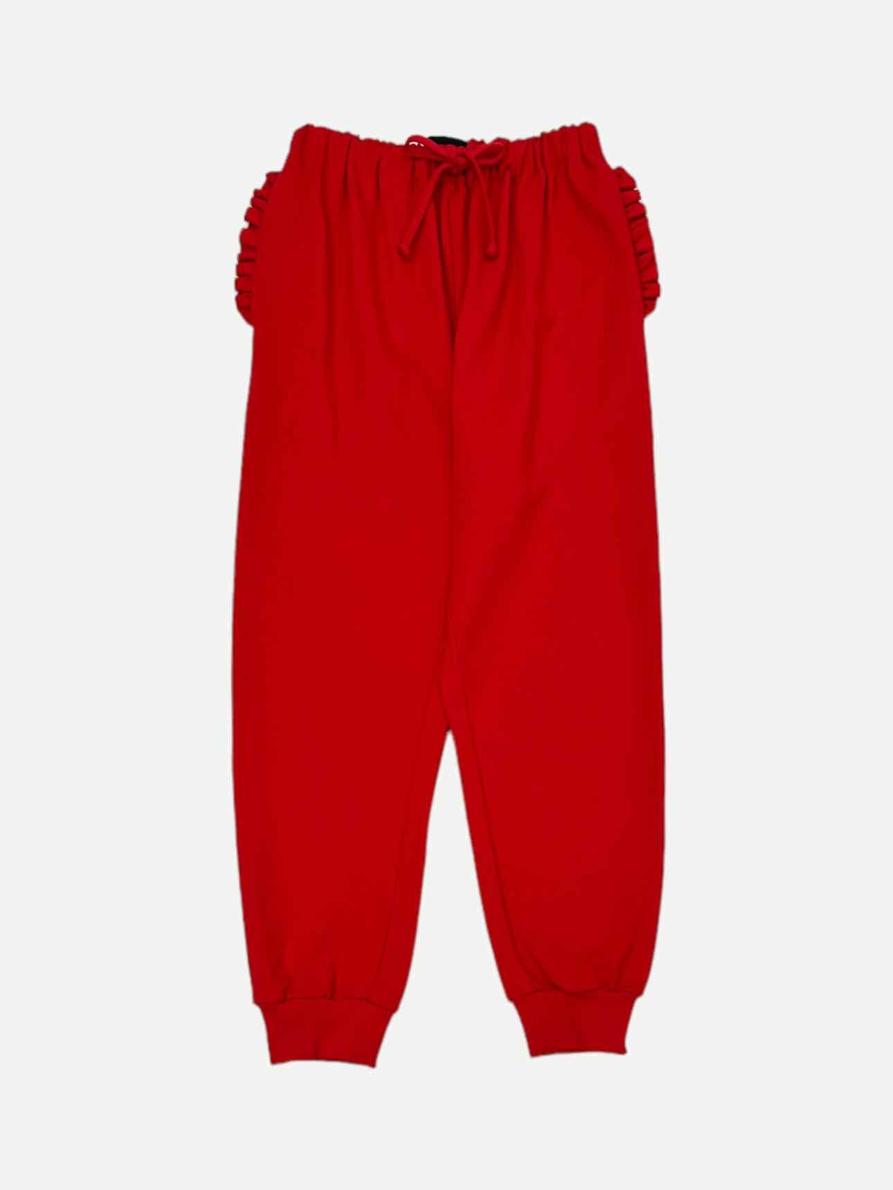 SIMONE ROCHA Hoodie Red Size Medium Tracksuit Set