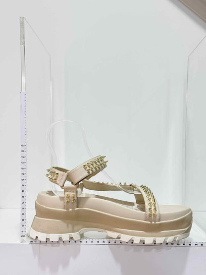 STELLA MCCARTNEY Cream Size EU 40 Platform Sandals