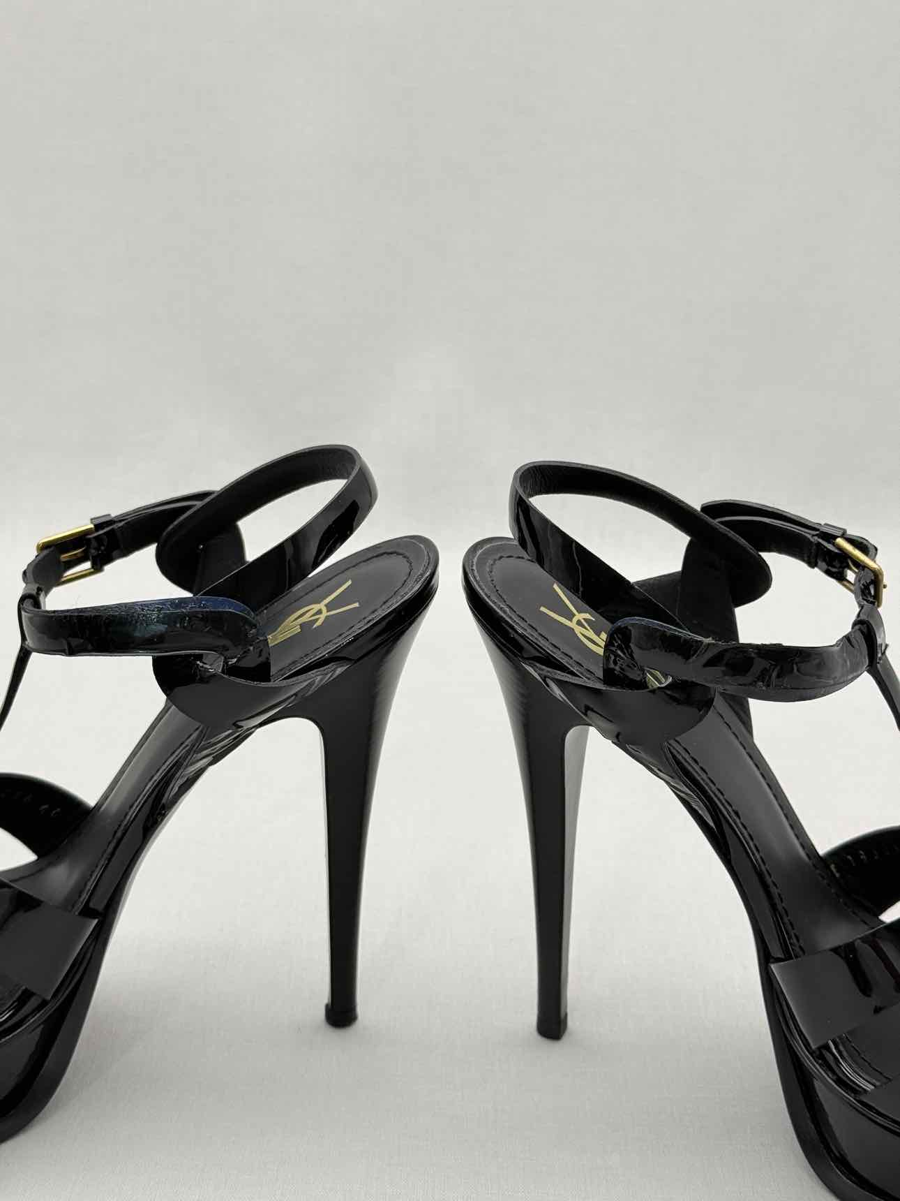 YSL Tribute Black Size EU 40 Platform Sandals