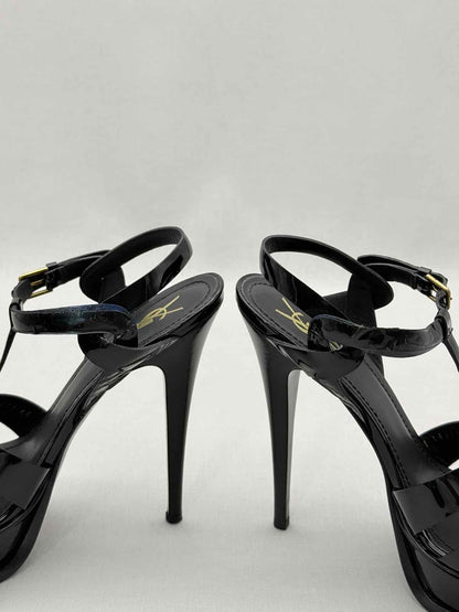 YSL Tribute Black Size EU 40 Platform Sandals