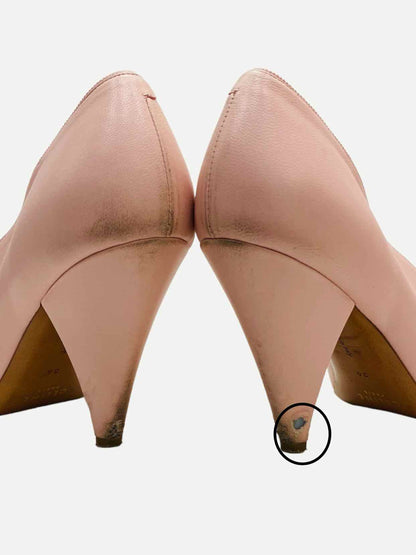 CELINE Pointed Toe Light Pink Pumps