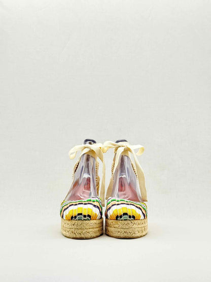 CASTANER X MISSONI Beige Multicolor Size EU 40 Wedges