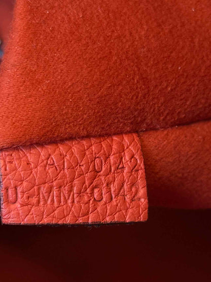 CELINE Mini Luggage Red Top Handle
