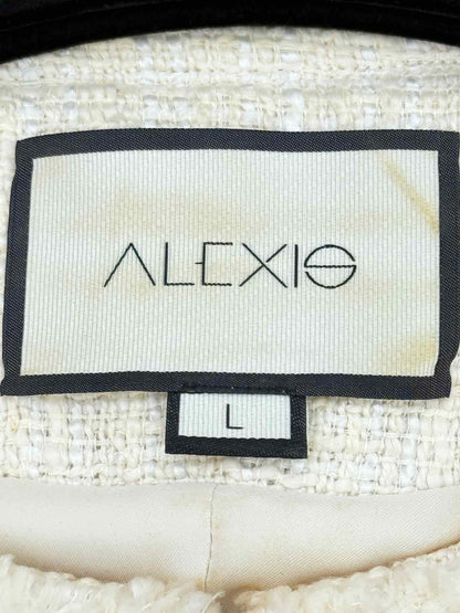 ALEXIS Joancy Cream Size Large Midi Dress