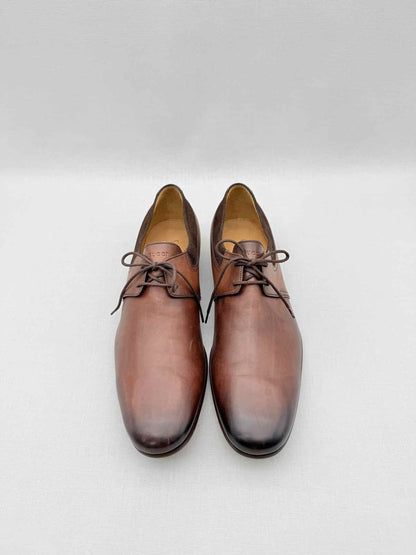 GUCCI Brown Suede Trim Size EU 41.5 Oxfords