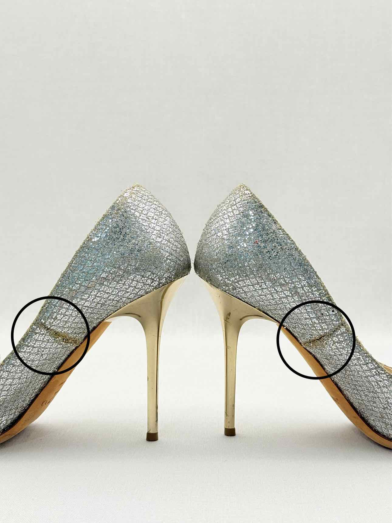 JIMMY CHOO Abel Silver Size EU 39.5 Pumps