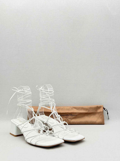 GIANVITO ROSSI White Size EU 40.5 Heeled Sandals