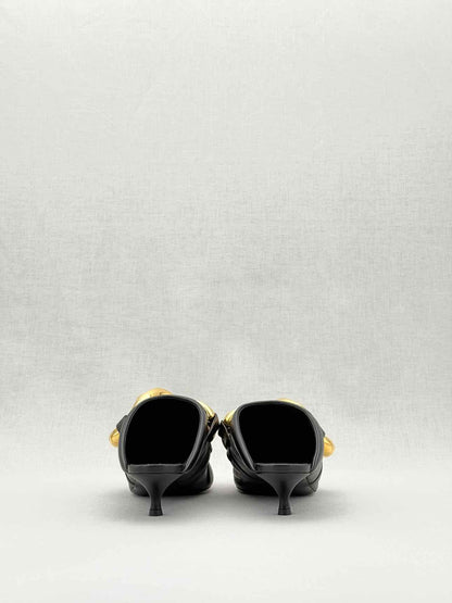 JW ANDERSON Chain Kitten Black Size EU 38 Mules