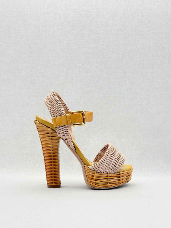 DOLCE & GABBANA Size EU 39 Platform Sandals