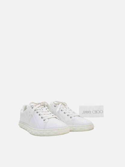 JIMMY CHOO Diamond Light/F White Sneakers