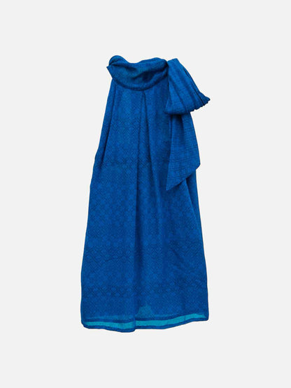 DIANE VON FURSTENBERG Neck Bow Blue Size US 8 Top
