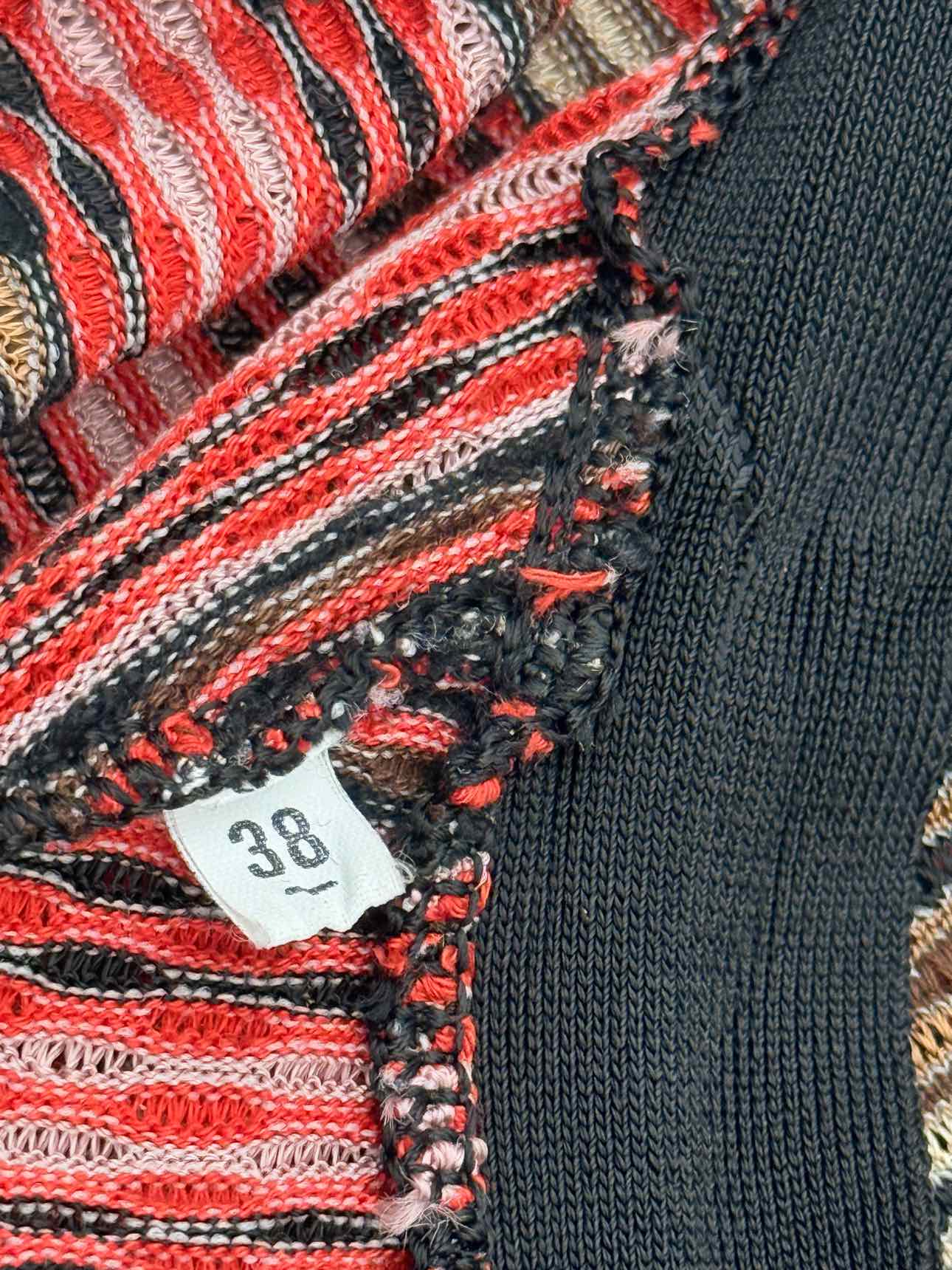 M MISSONI Red Multicolor Size US 2 Cardigan