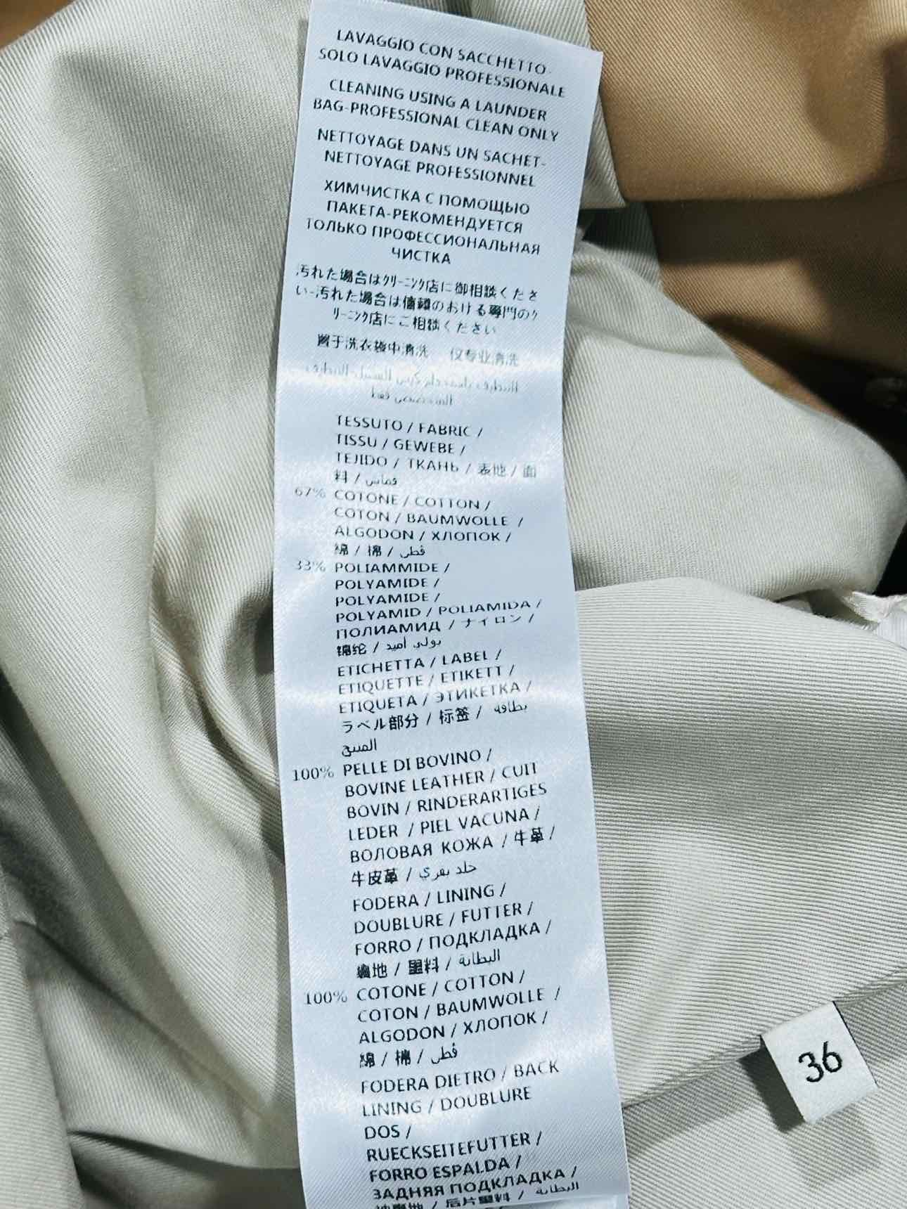 GUCCI Tiger Beige Size US 0 Coat