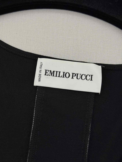 EMILIO PUCCI Black Size US 12 Short Dress