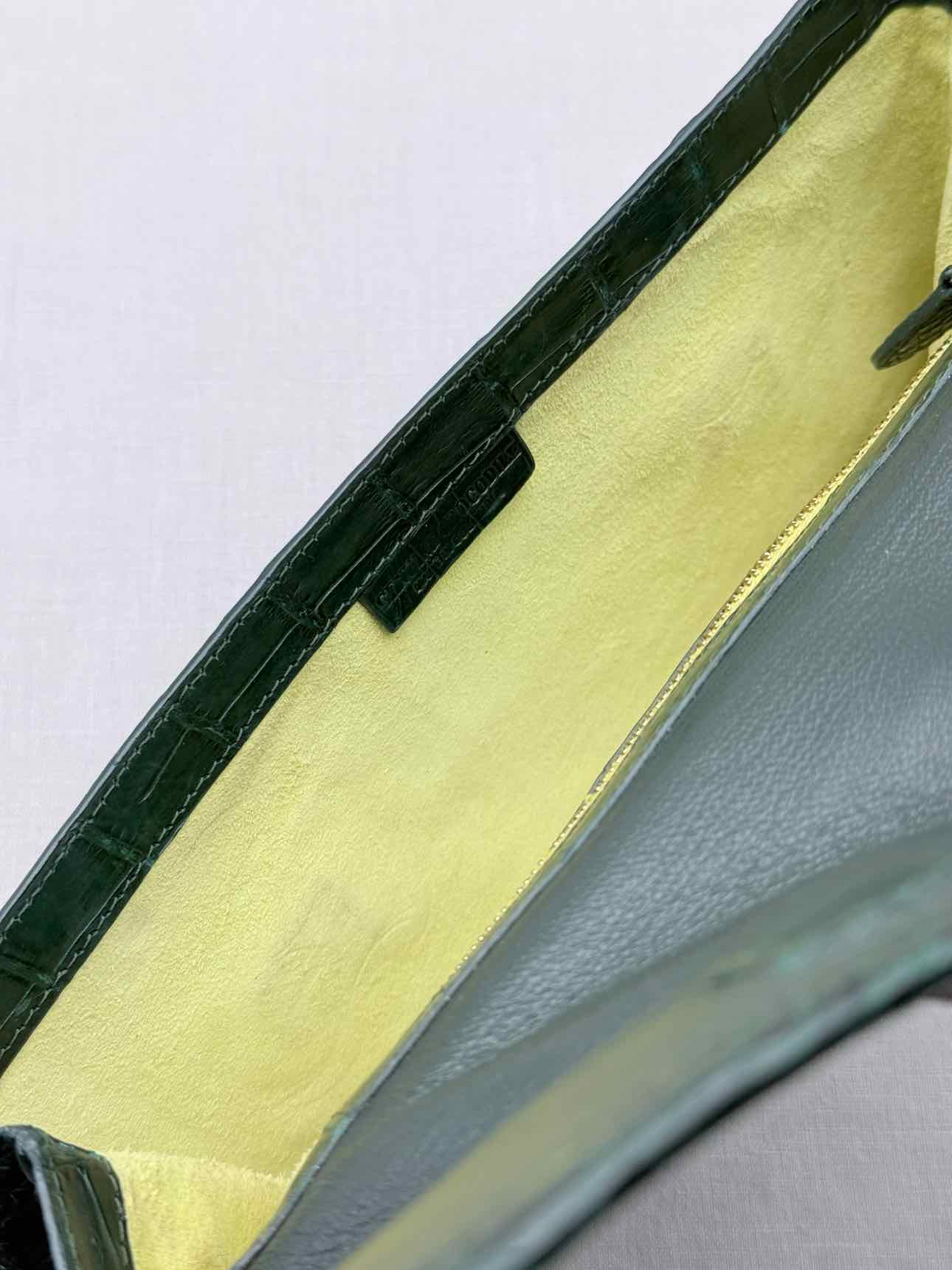 NANCY GONZALEZ Green Clutch