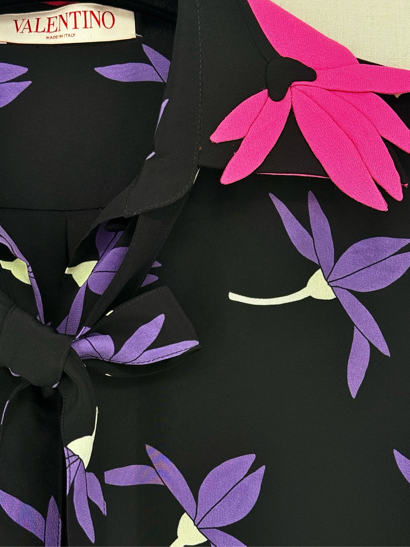 VALENTINO Black & Purple Size US 2/4 Outfit Set