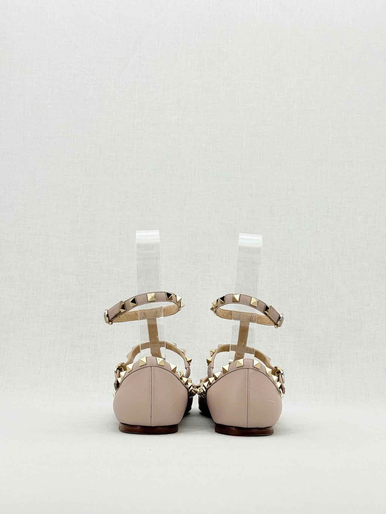 VALENTINO Rockstud Powder Pink Size EU 39 Flats