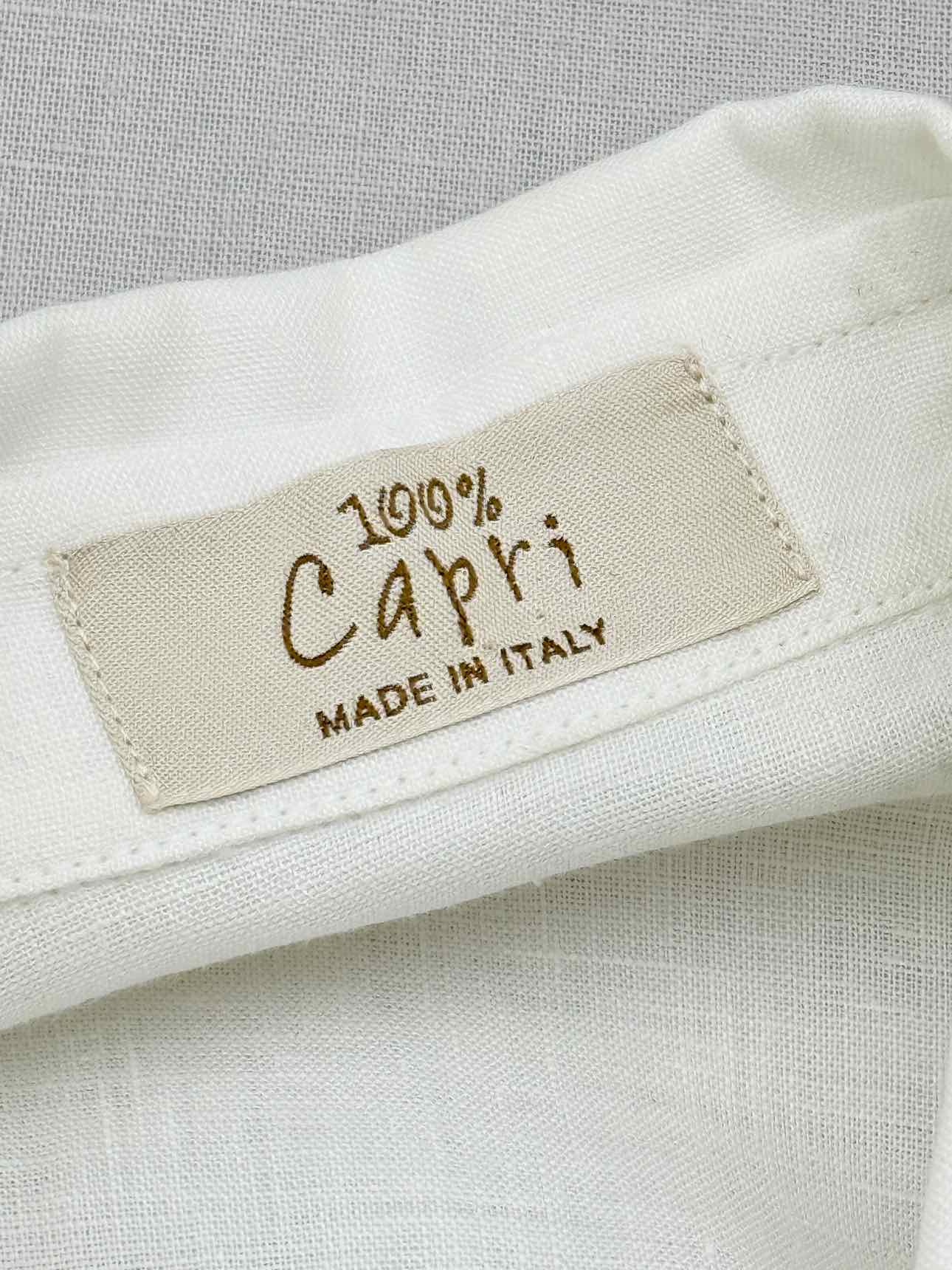 100 % CAPRI Origami White Size XSmall Long Dress
