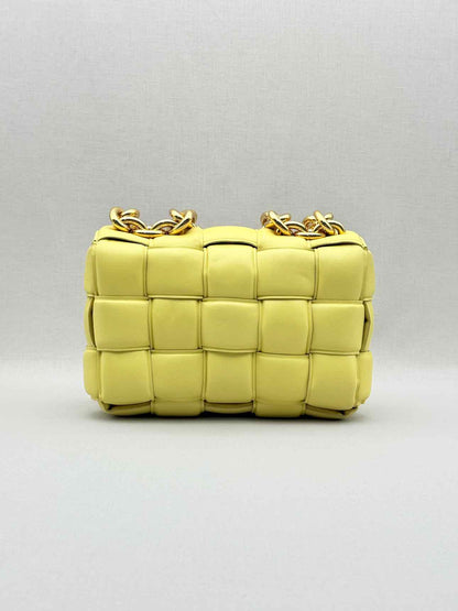 BOTTEGA VENETA Cassette Yellow Shoulder Bag