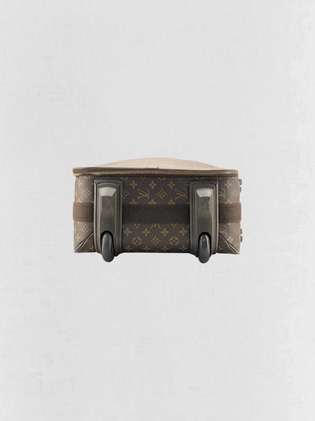 LOUIS VUITTON Pegase 55 Brown Monogram Rolling Luggage