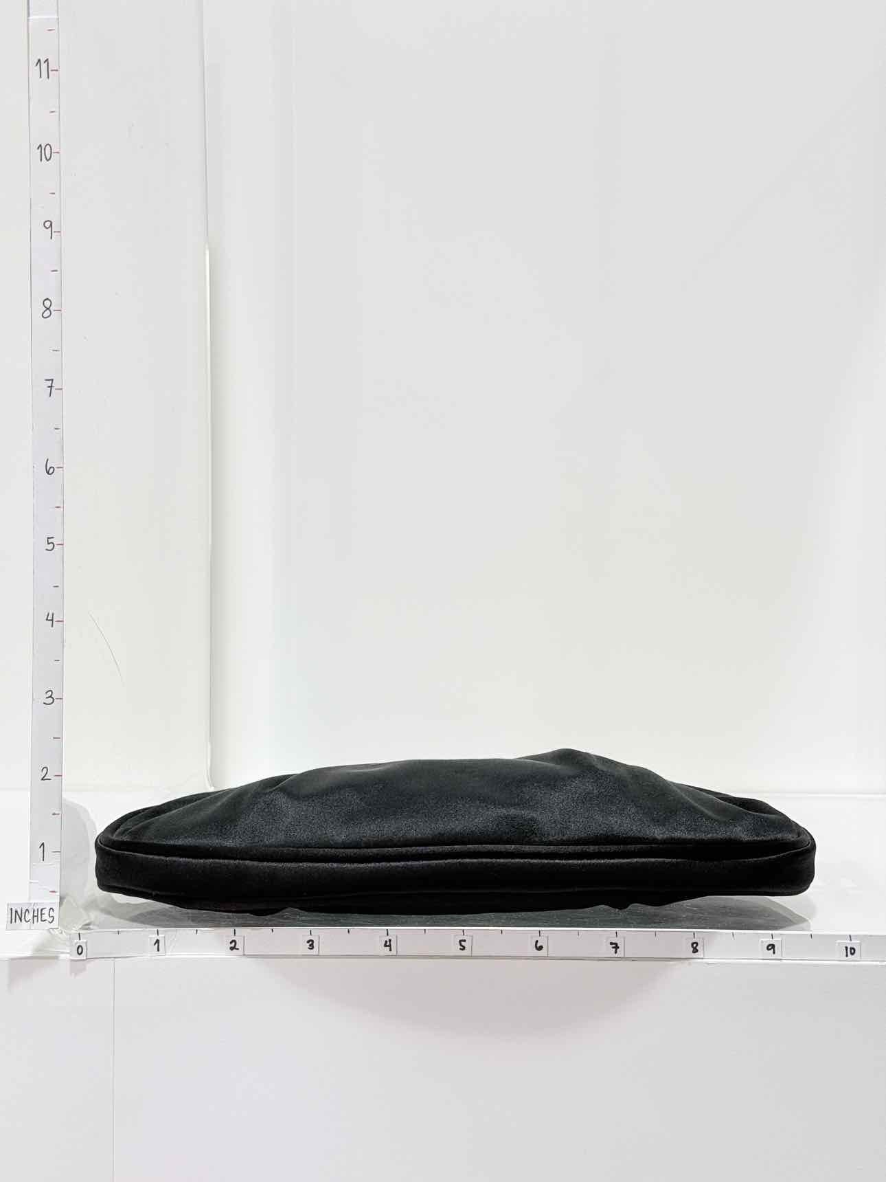 SALVATORE FERRAGAMO Gancini Black Clutch