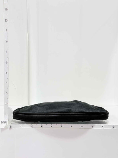 SALVATORE FERRAGAMO Gancini Black Clutch
