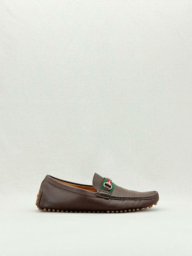 GUCCI Horsebit Brown Size EU 11.5 Loafers