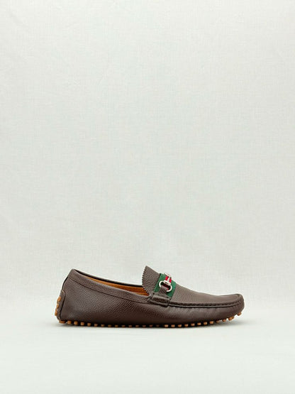 GUCCI Horsebit Brown Size EU 11.5 Loafers
